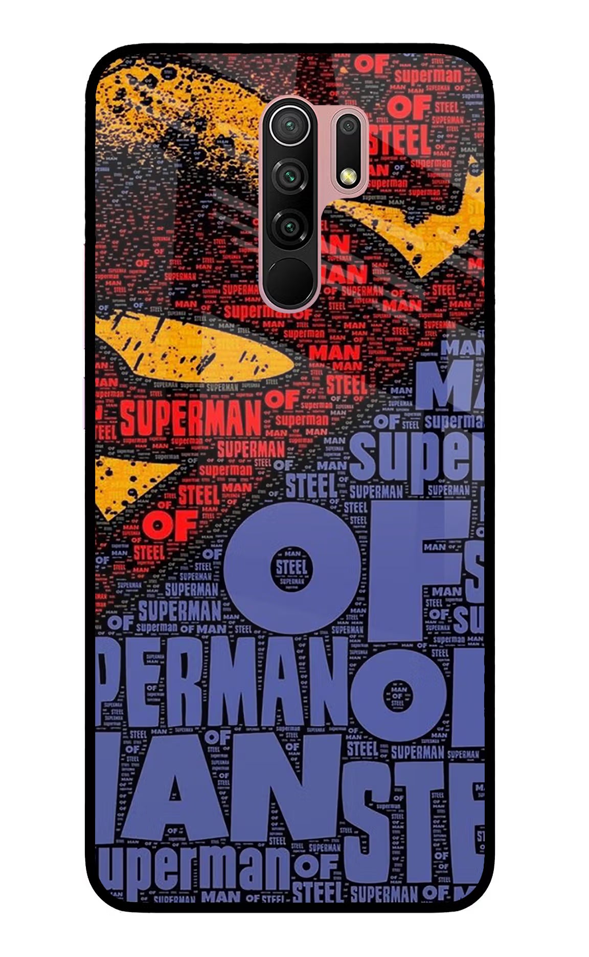 Superman Redmi 9 Prime/Poco M2/M2 reloaded Glass Case