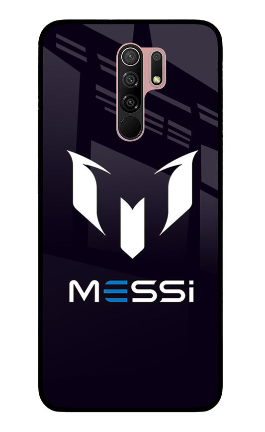Messi Logo Redmi 9 Prime/Poco M2/M2 reloaded Glass Case