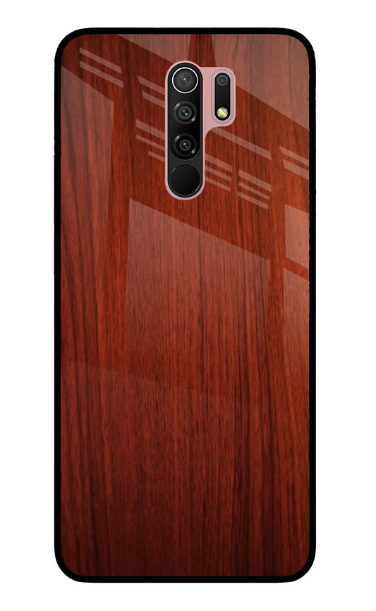 Wooden Plain Pattern Redmi 9 Prime/Poco M2/M2 reloaded Glass Case