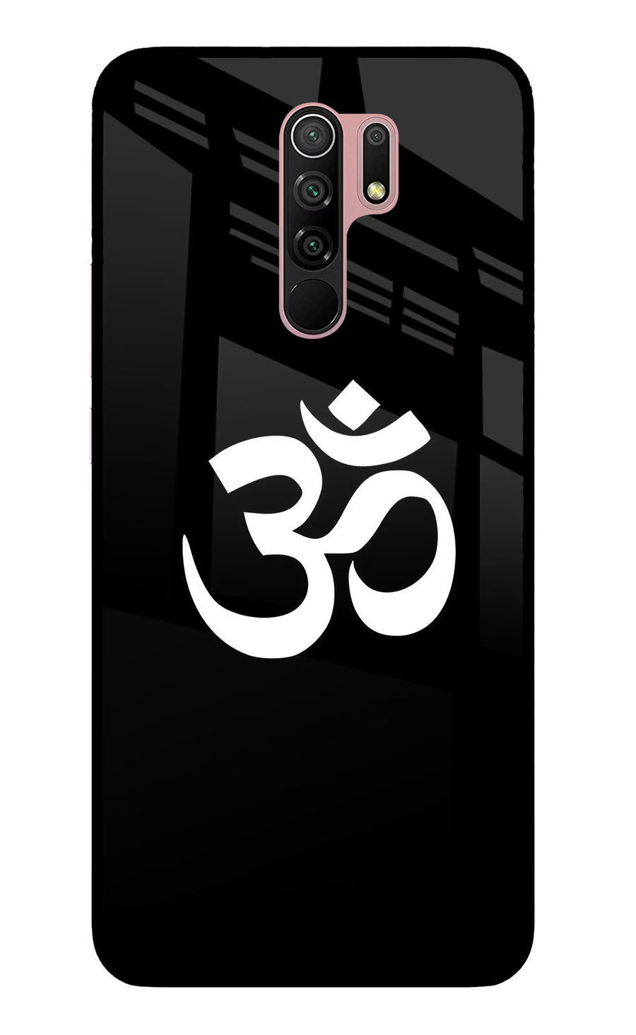 Om Redmi 9 Prime/Poco M2/M2 reloaded Back Cover, Glass case