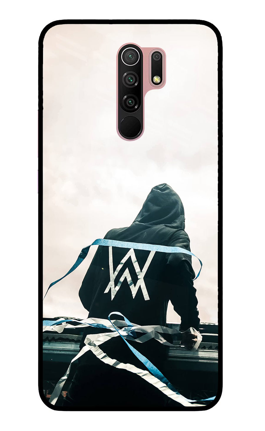 Alan Walker Redmi 9 Prime/Poco M2/M2 reloaded Back Cover, Glass case