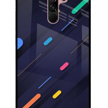 Abstract Design Redmi 9 Prime/Poco M2/M2 reloaded Glass Case Back Cover by Casekaro