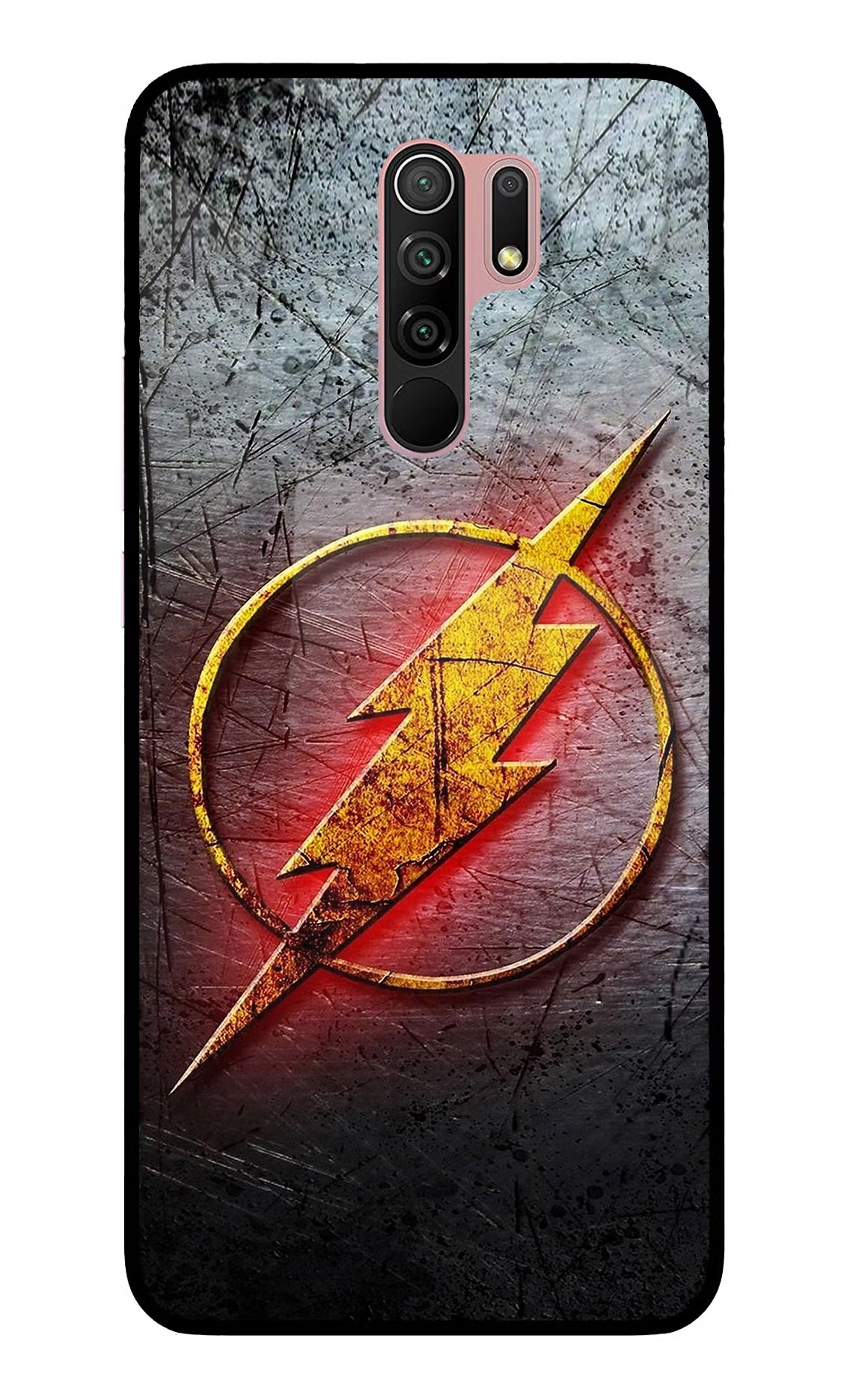 Flash Redmi 9 Prime/Poco M2/M2 reloaded Glass Case Back Cover by Casekaro