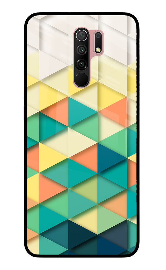 Abstract Redmi 9 Prime/Poco M2/M2 reloaded Glass Case