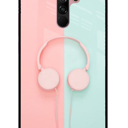 Music Lover Redmi 9 Prime/Poco M2/M2 reloaded Glass Case Back Cover by Casekaro