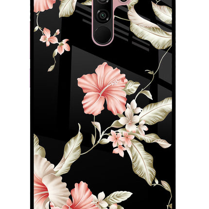 Flowers Redmi 9 Prime/Poco M2/M2 reloaded Glass Case Back Cover by Casekaro