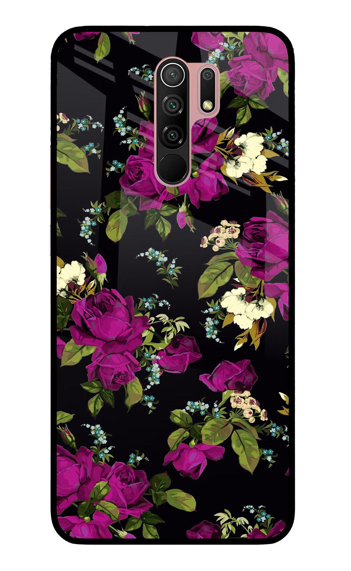 Flowers Redmi 9 Prime/Poco M2/M2 reloaded Glass Case