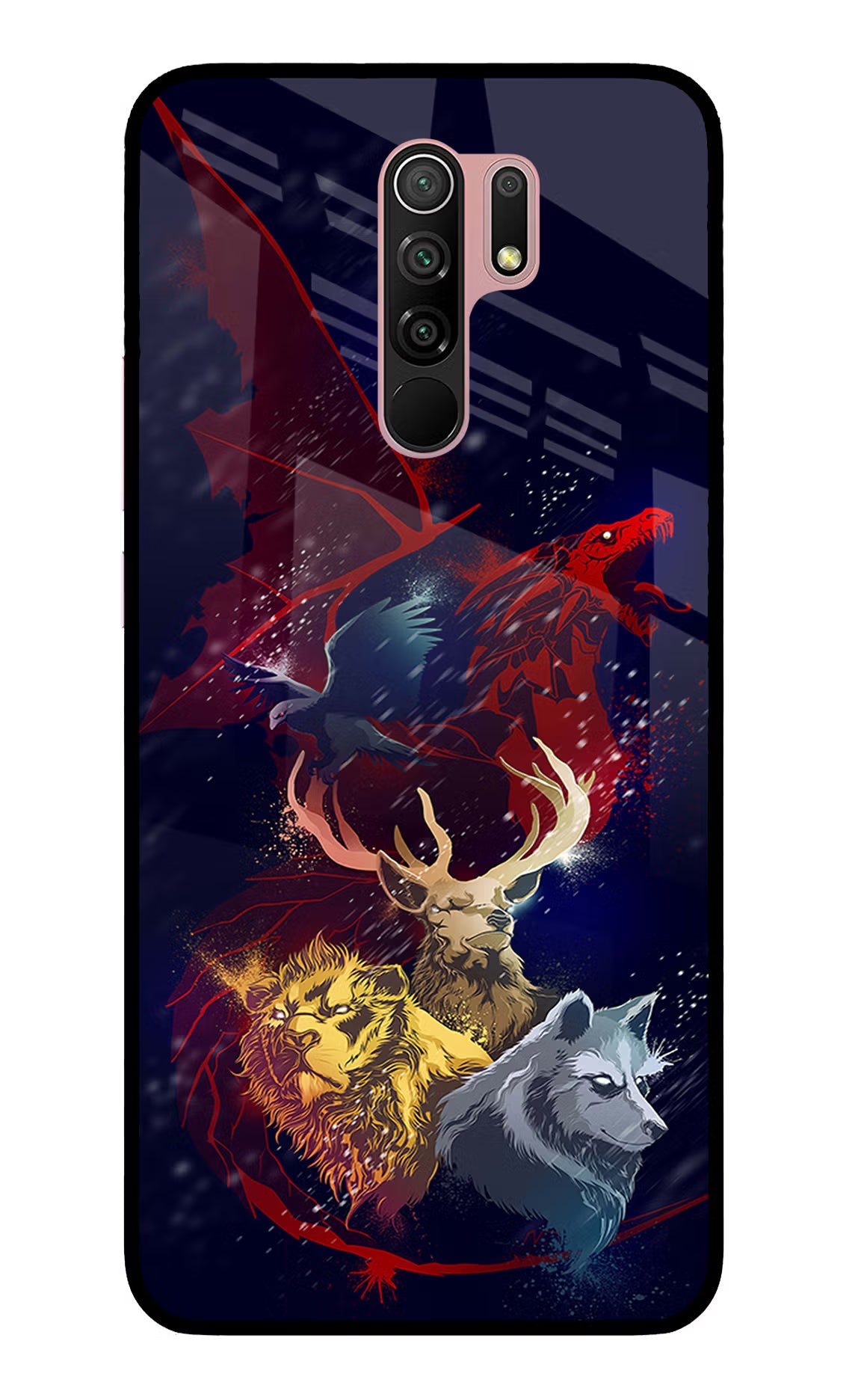 Game Of Thrones Redmi 9 Prime/Poco M2/M2 reloaded Glass Case