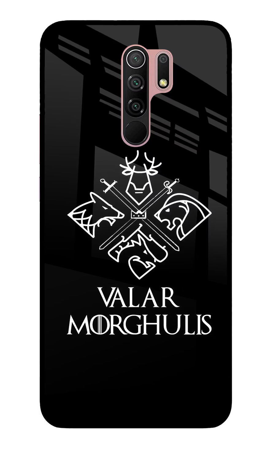 Valar Morghulis | Game Of Thrones Redmi 9 Prime/Poco M2/M2 reloaded Back Cover, Glass case