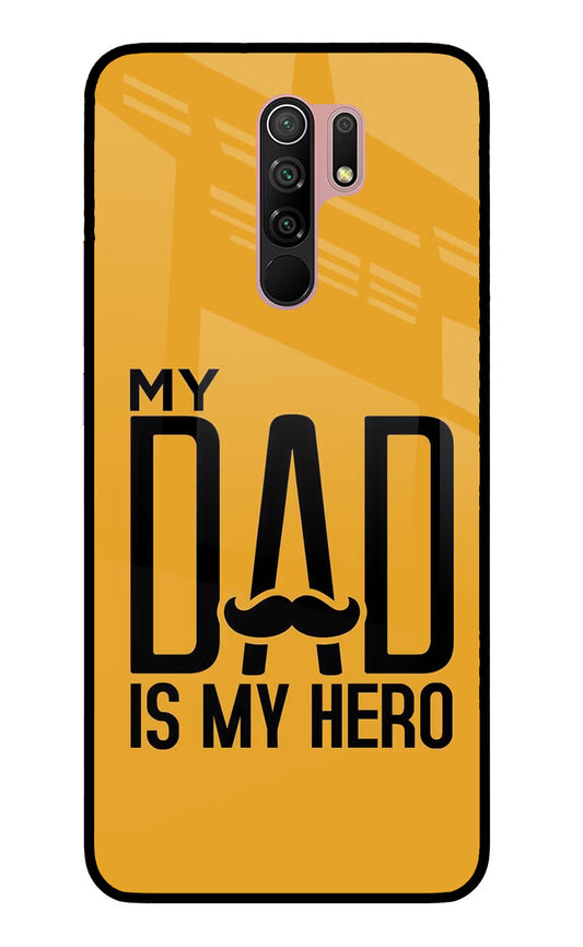 My Dad Is My Hero Redmi 9 Prime/Poco M2/M2 reloaded Glass Case