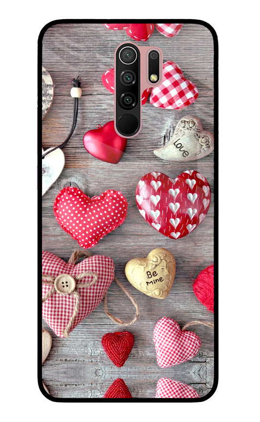 Love Wallpaper Redmi 9 Prime/Poco M2/M2 reloaded Glass Case