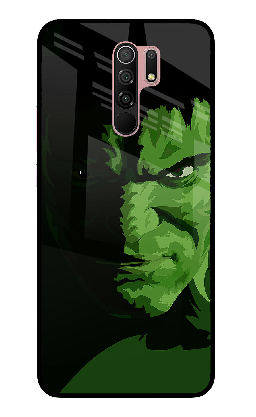 HULK Redmi 9 Prime/Poco M2/M2 reloaded Back Cover, Glass case