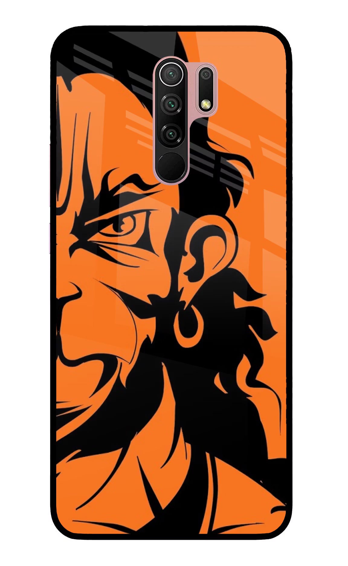 Hanuman Redmi 9 Prime/Poco M2/M2 reloaded Glass Case Back Cover by Casekaro