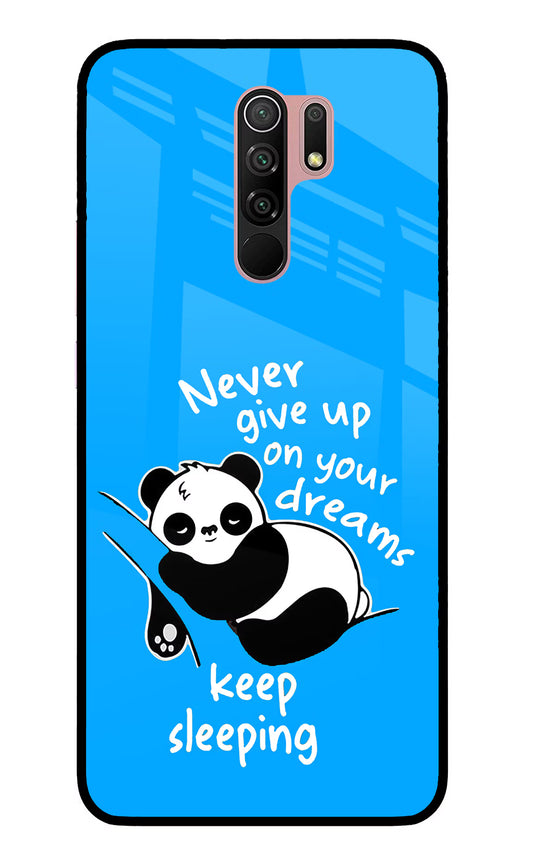 Keep Sleeping Redmi 9 Prime/Poco M2/M2 reloaded Glass Case