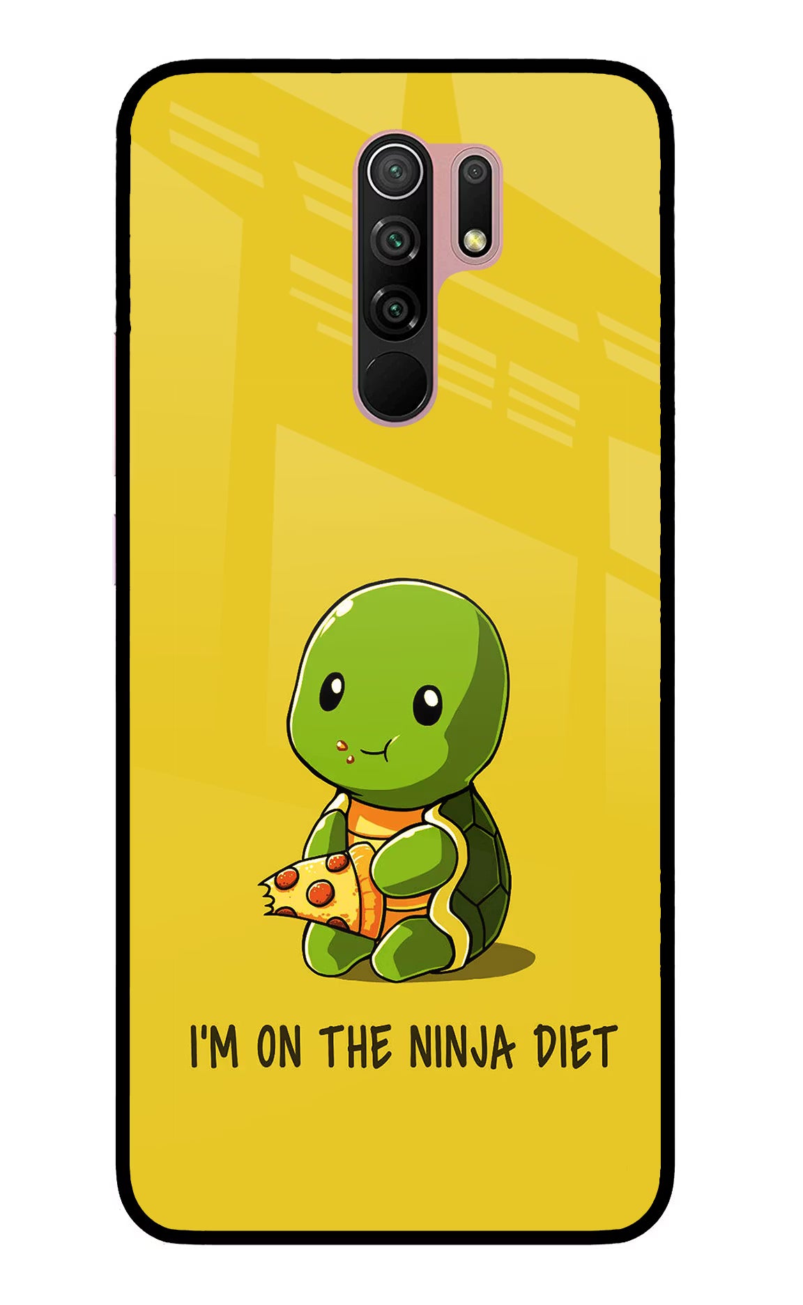 I'm on Ninja Diet Redmi 9 Prime/Poco M2/M2 reloaded Glass Case Back Cover by Casekaro