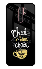 Chai Bina Chain Kaha Re Redmi 9 Prime/Poco M2/M2 reloaded Glass Case