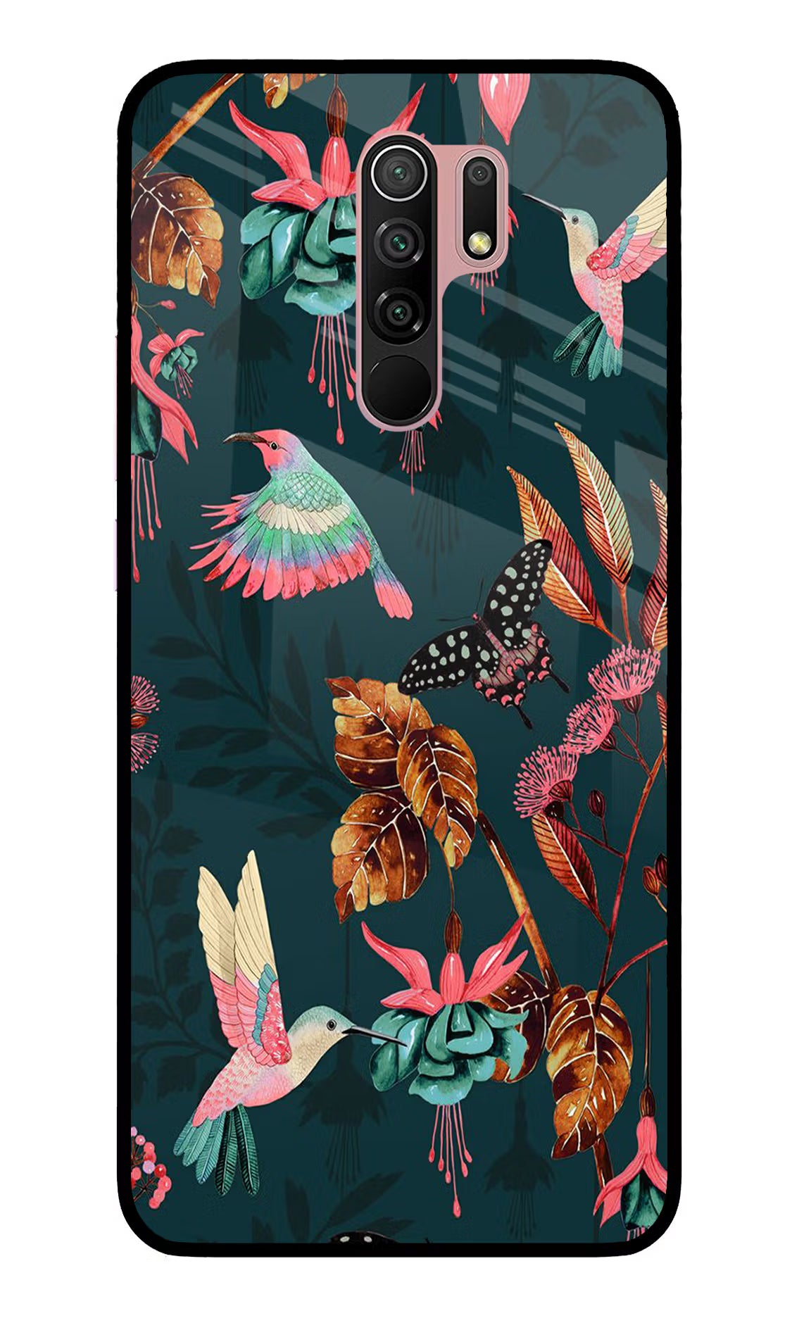 Birds Redmi 9 Prime/Poco M2/M2 reloaded Glass Case