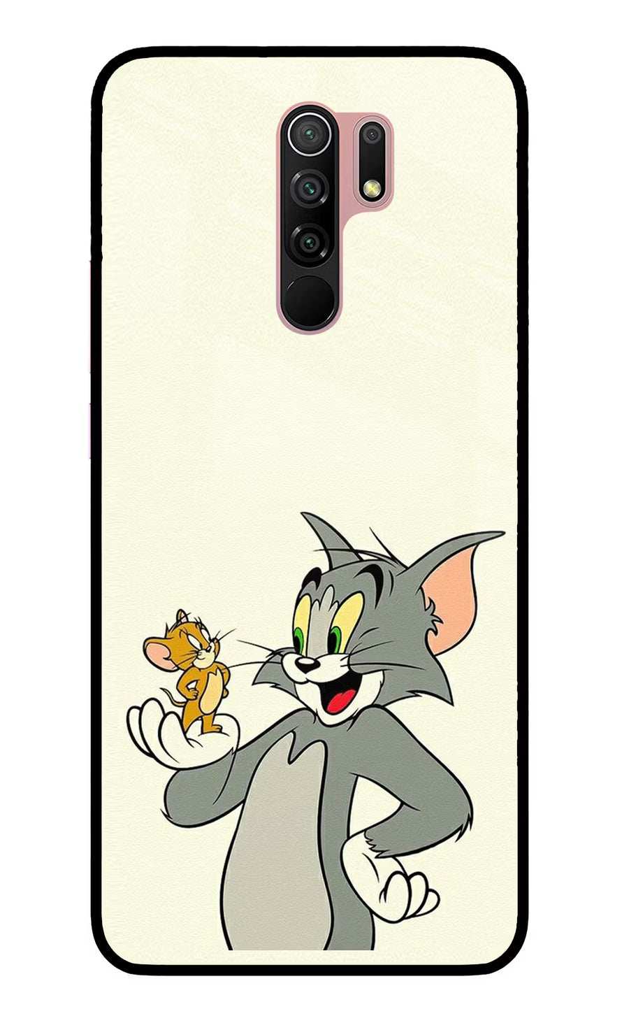 Tom & Jerry Redmi 9 Prime/Poco M2/M2 reloaded Back Cover, Glass case