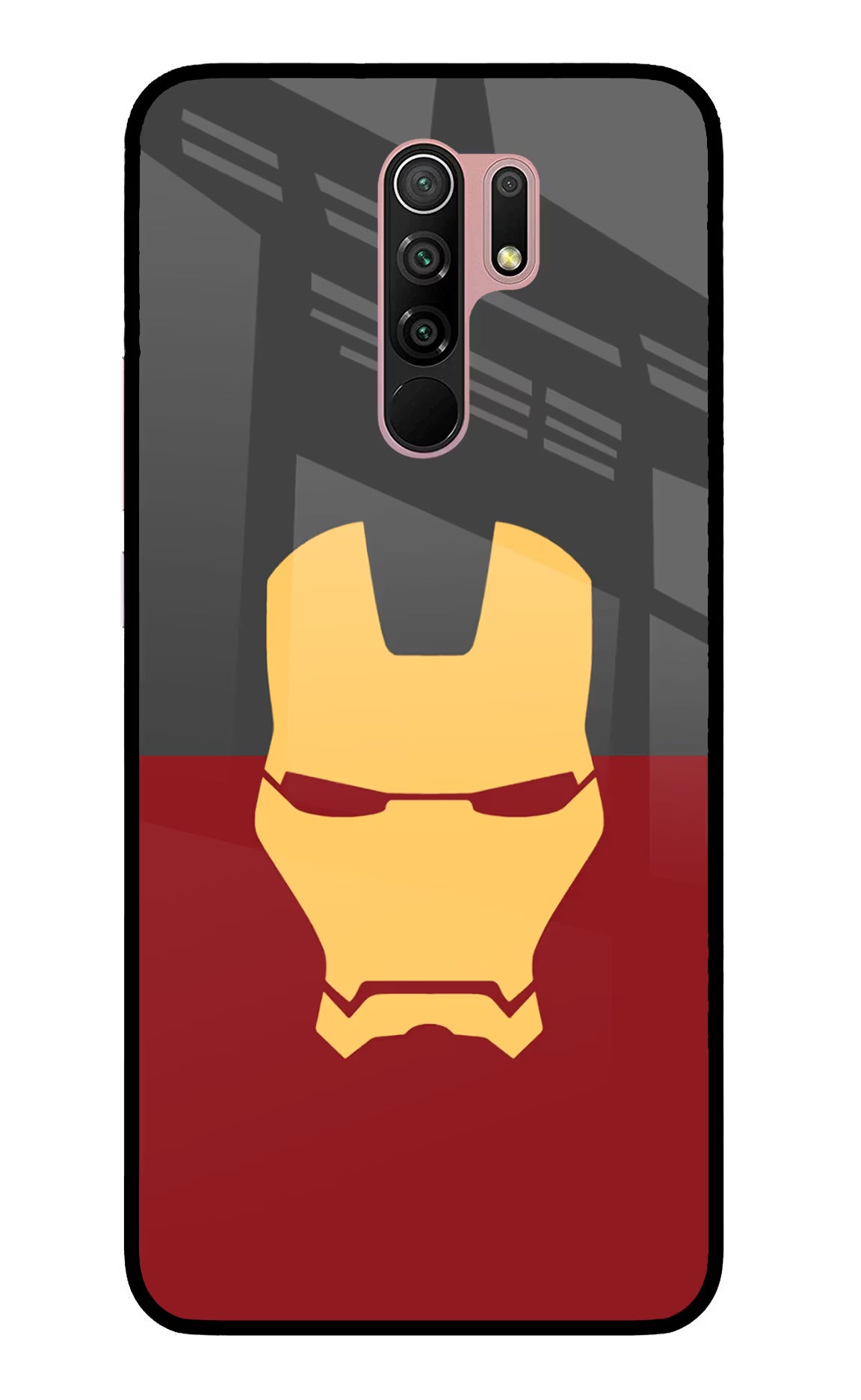 Ironman Redmi 9 Prime/Poco M2/M2 reloaded Glass Case Back Cover by Casekaro