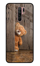 Teddy Wooden Redmi 9 Prime/Poco M2/M2 reloaded Glass Case