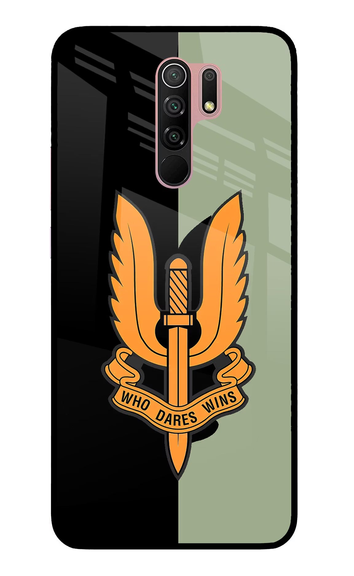 Balidan Logo Redmi 9 Prime/Poco M2/M2 reloaded Glass Case Back Cover by Casekaro