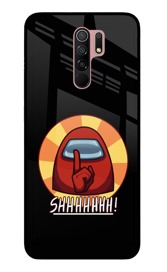 Among Us Shhh! Redmi 9 Prime/Poco M2/M2 reloaded Glass Case