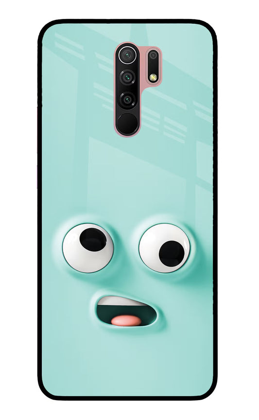 Funny Cartoon Redmi 9 Prime/Poco M2/M2 reloaded Glass Case