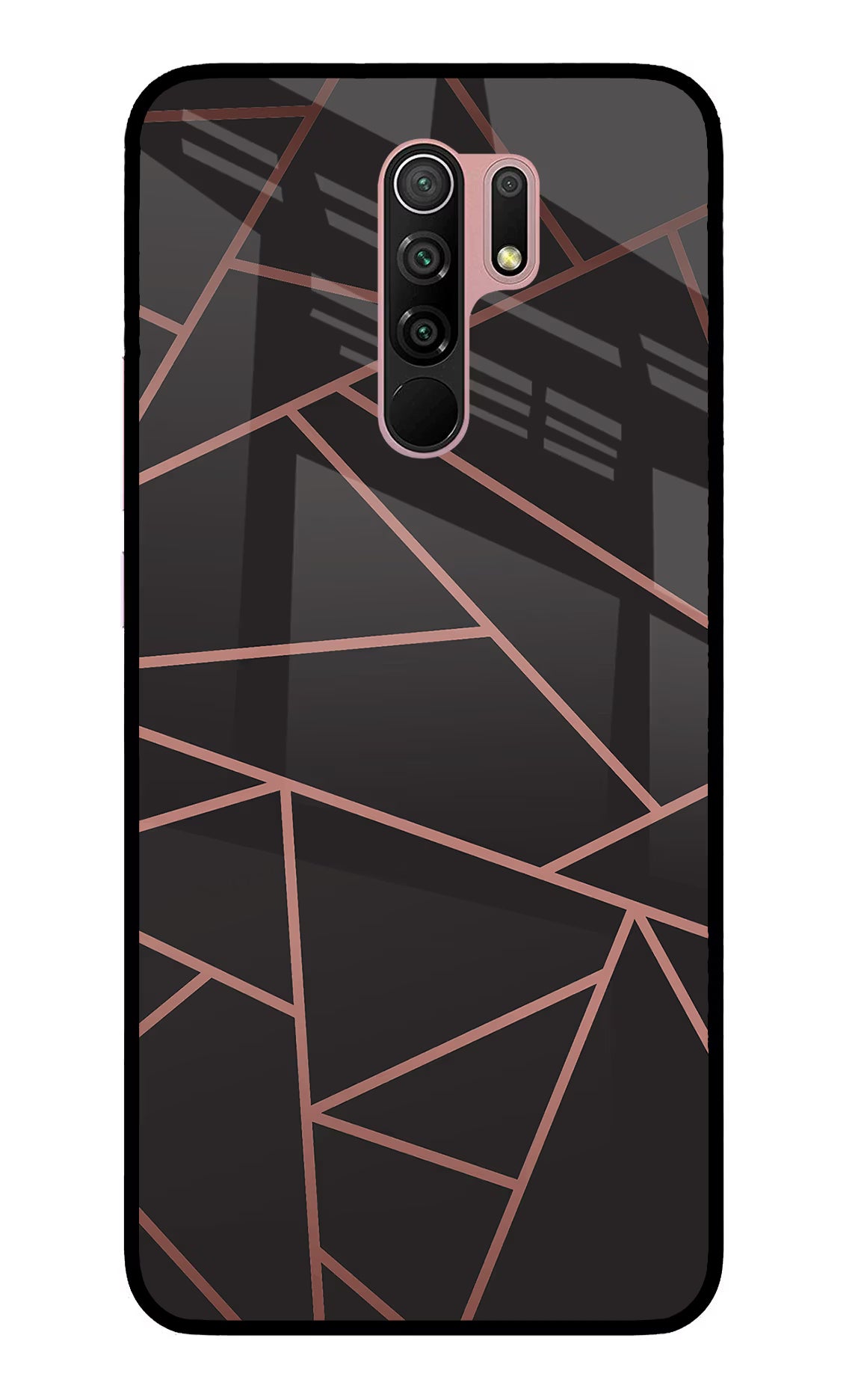 Geometric Pattern Redmi 9 Prime/Poco M2/M2 reloaded Glass Case