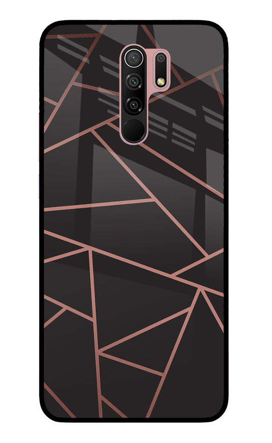 Geometric Pattern Redmi 9 Prime/Poco M2/M2 reloaded Glass Case