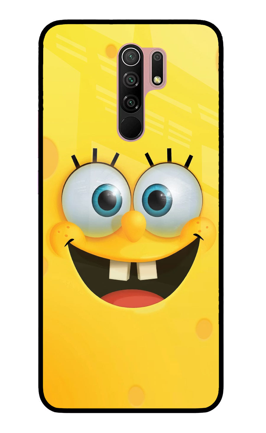 Sponge 1 Redmi 9 Prime/Poco M2/M2 reloaded Back Cover, Glass case