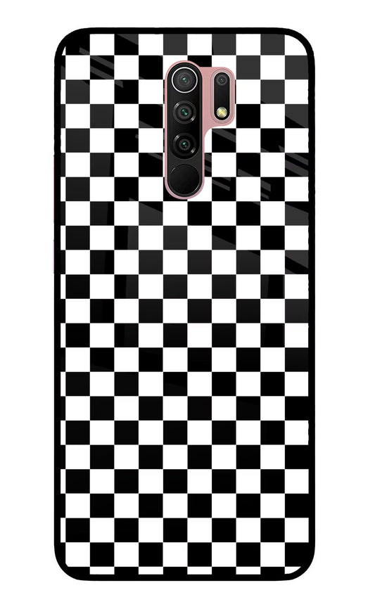 Chess Board Redmi 9 Prime/Poco M2/M2 reloaded Glass Case