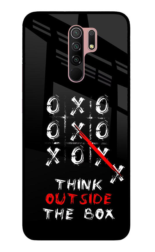 Think out of the BOX Redmi 9 Prime/Poco M2/M2 reloaded Glass Case
