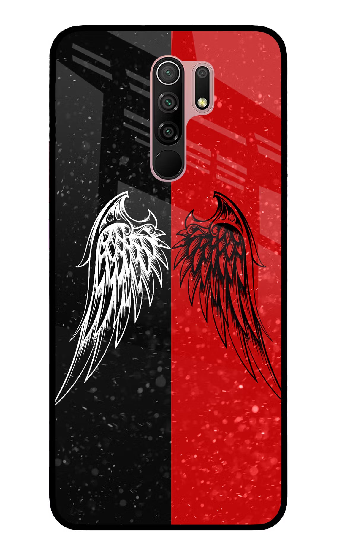 Wings Redmi 9 Prime/Poco M2/M2 reloaded Glass Case