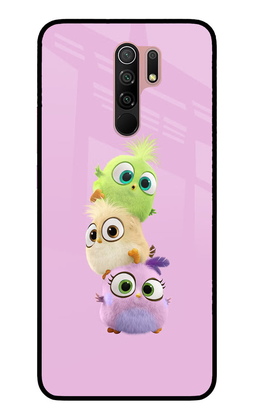 Cute Little Birds Redmi 9 Prime/Poco M2/M2 reloaded Glass Case