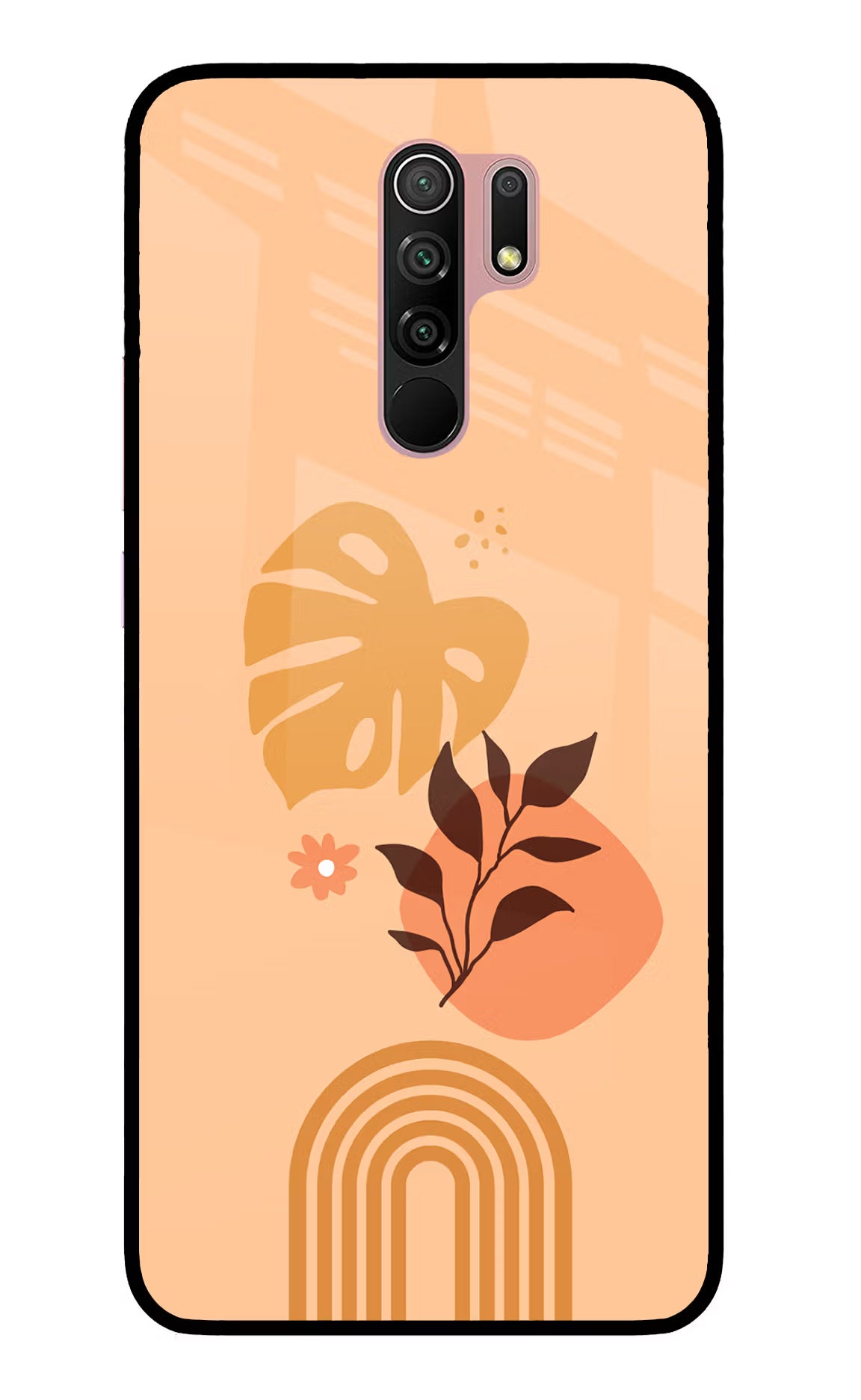 Bohemian Art Redmi 9 Prime/Poco M2/M2 reloaded Glass Case Back Cover by Casekaro
