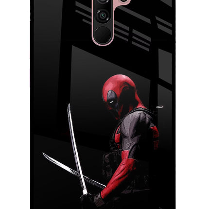 Deadpool Redmi 9 Prime/Poco M2/M2 reloaded Glass Case Back Cover by Casekaro