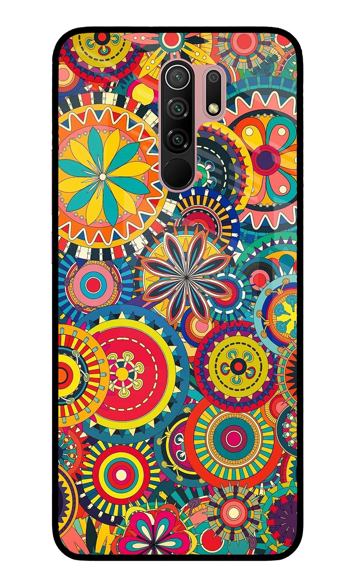 Gol Gol Art Redmi 9 Prime/Poco M2/M2 reloaded Glass Case