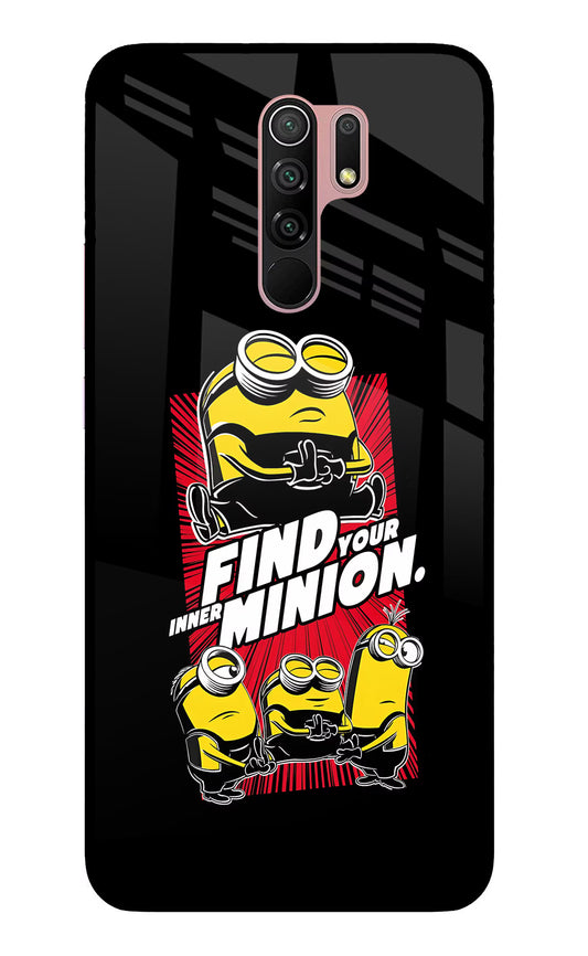 Find your inner Minion Redmi 9 Prime/Poco M2/M2 reloaded Glass Case