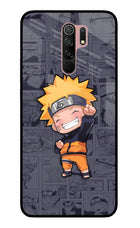 Chota Naruto Redmi 9 Prime/Poco M2/M2 reloaded Glass Case