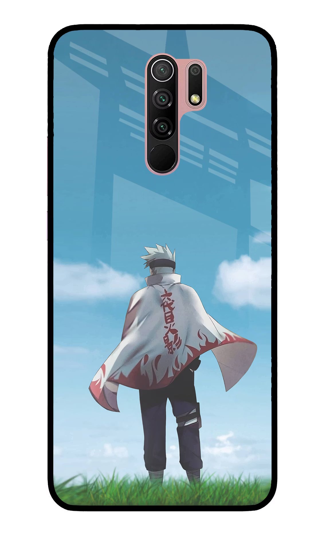 Kakashi Redmi 9 Prime/Poco M2/M2 reloaded Glass Case Back Cover by Casekaro