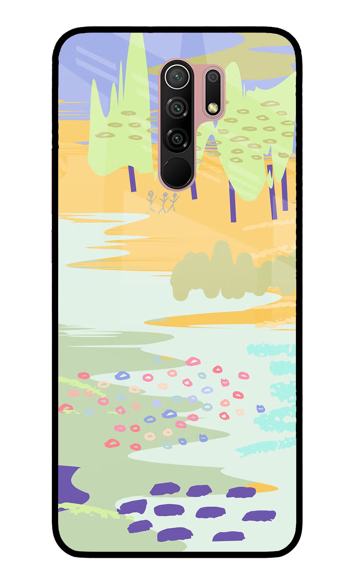 Scenery Redmi 9 Prime/Poco M2/M2 reloaded Glass Case