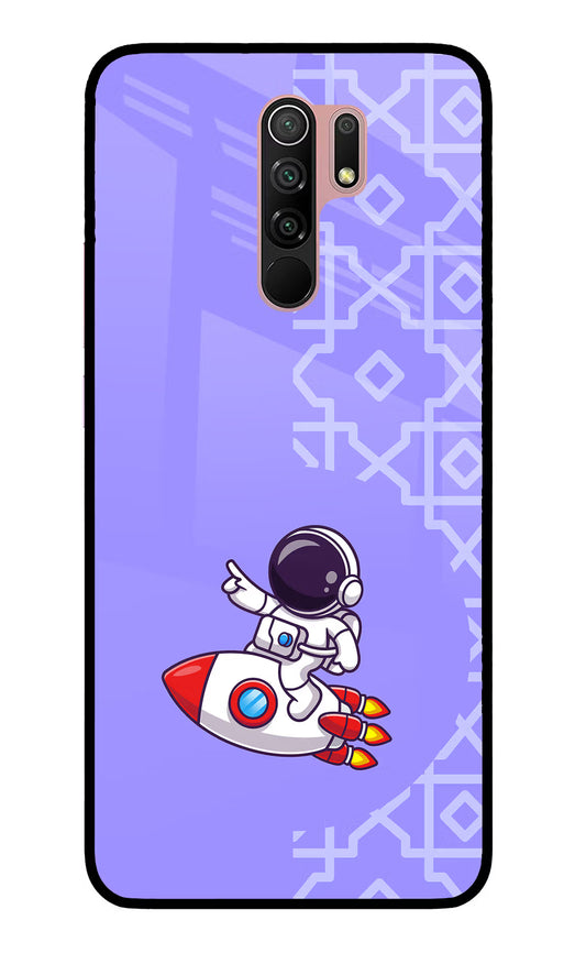 Cute Astronaut Redmi 9 Prime/Poco M2/M2 reloaded Glass Case