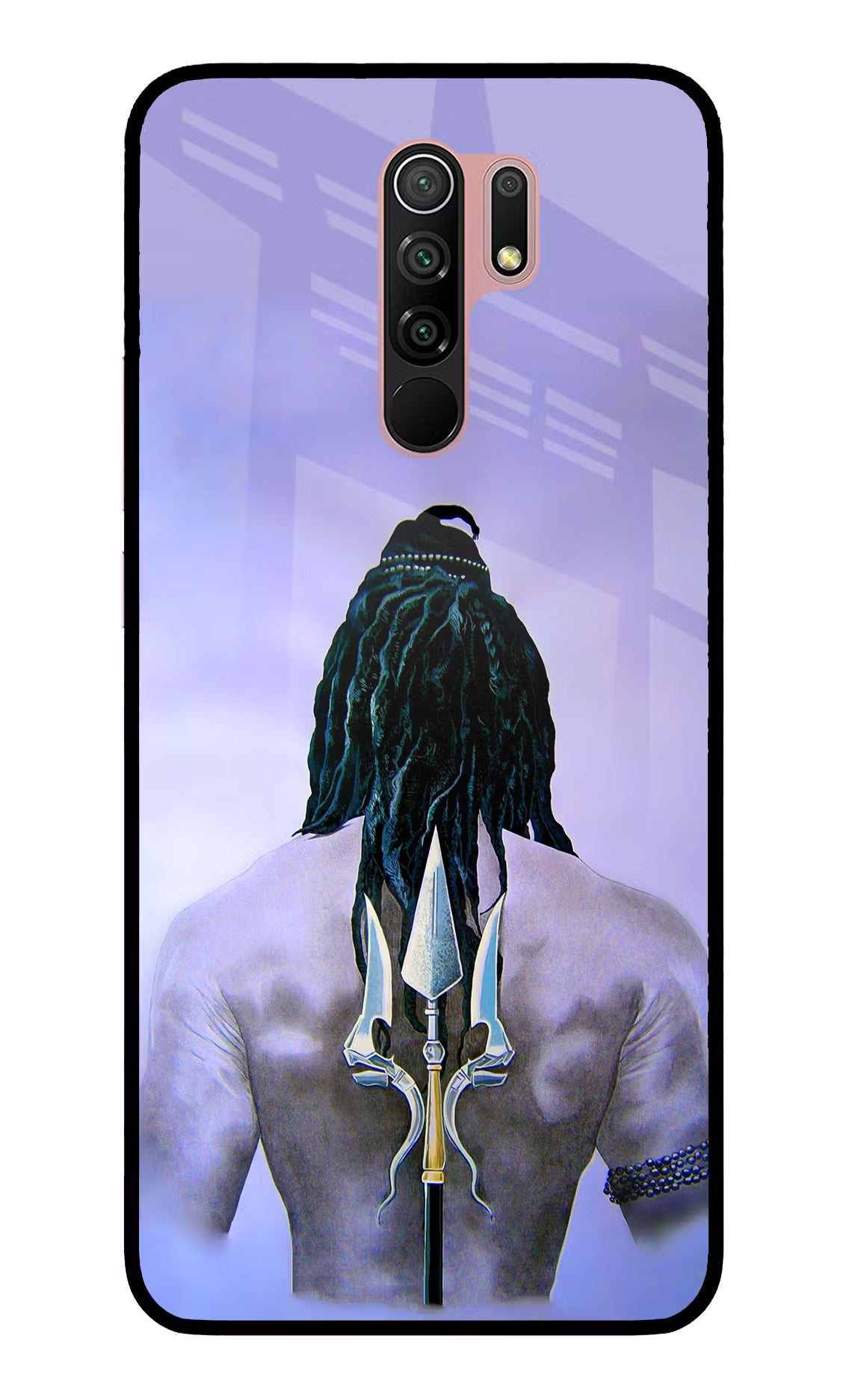 Shiva Redmi 9 Prime/Poco M2/M2 reloaded Glass Case Back Cover by Casekaro