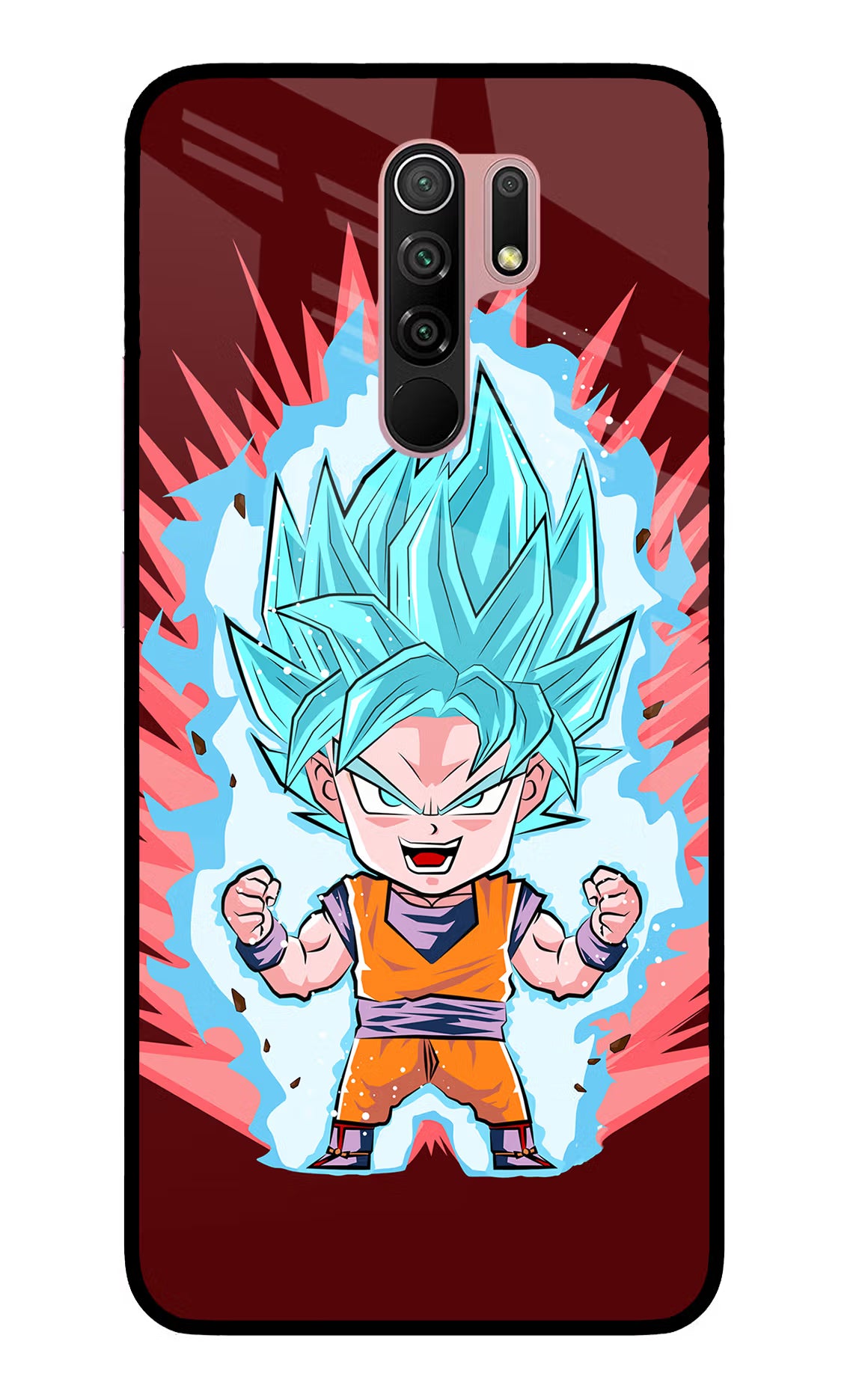 Goku Little Redmi 9 Prime/Poco M2/M2 reloaded Glass Case