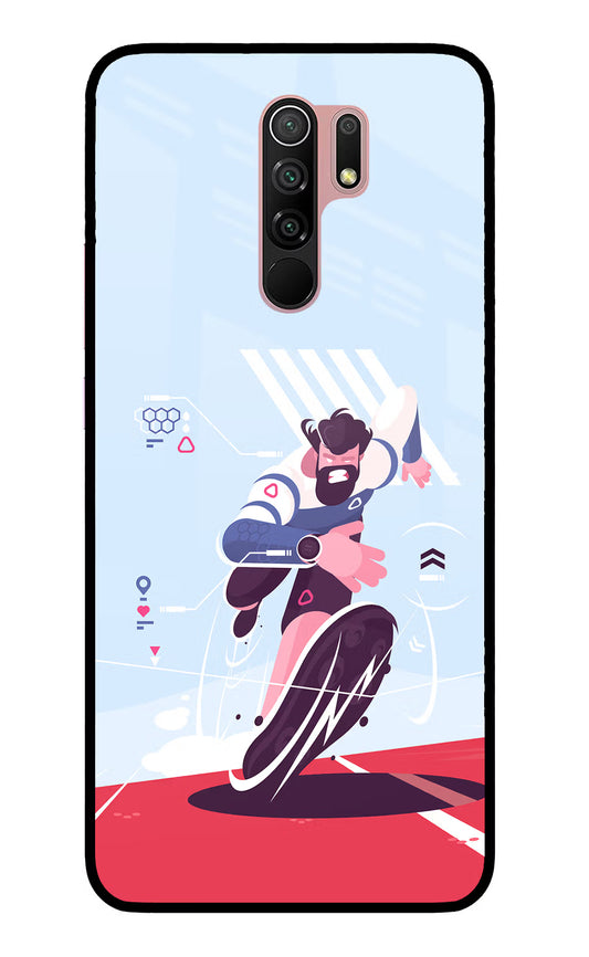 Run Pro Redmi 9 Prime/Poco M2/M2 reloaded Glass Case