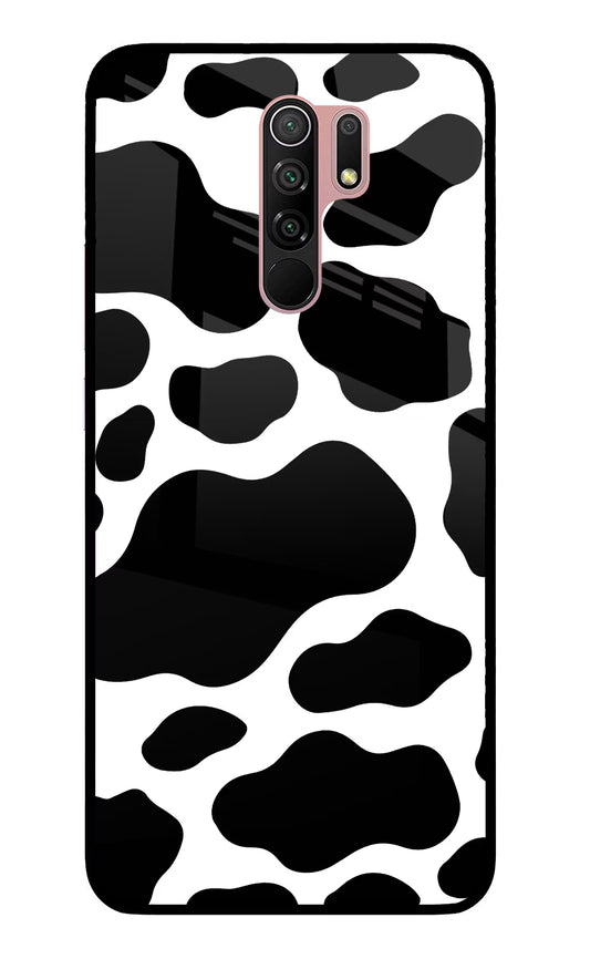 Cow Spots Redmi 9 Prime/Poco M2/M2 reloaded Glass Case