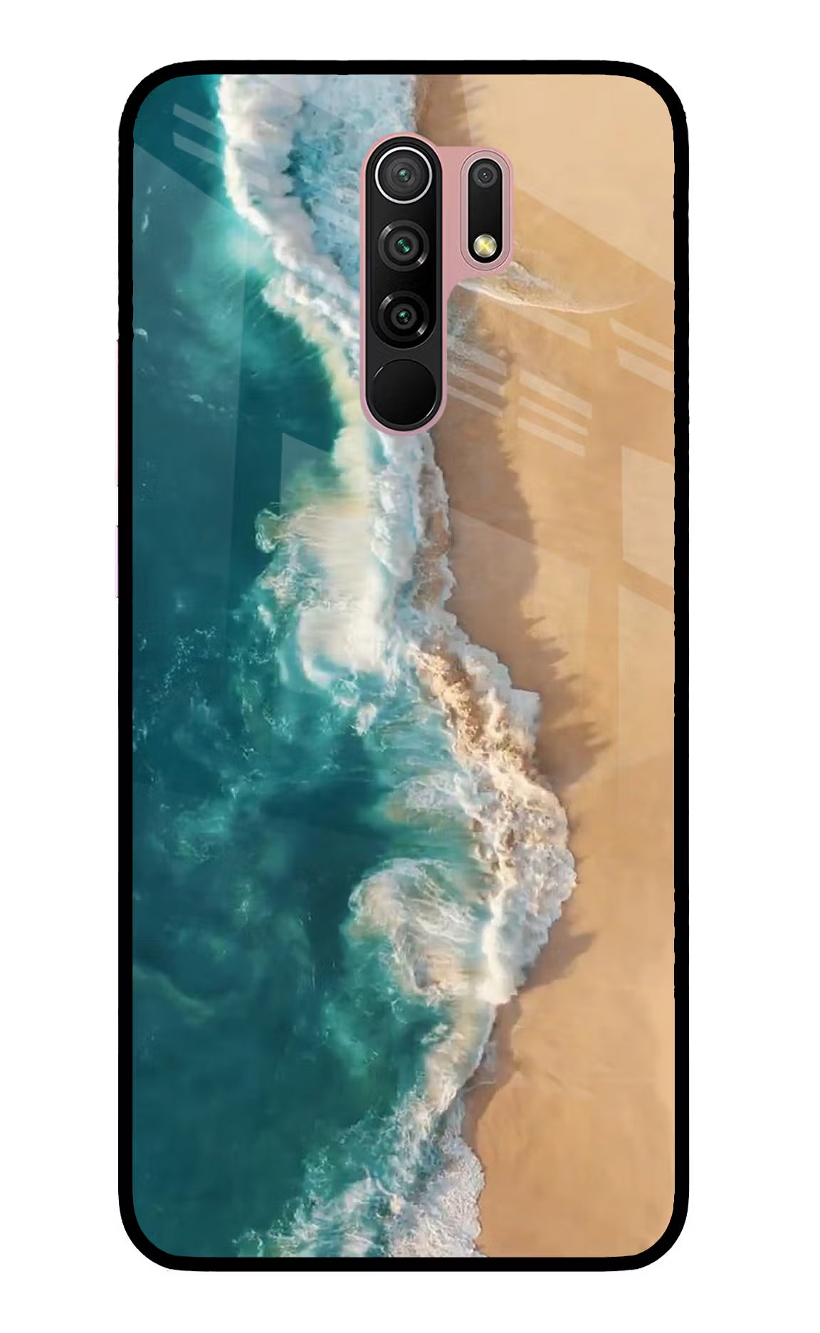 Ocean Beach Redmi 9 Prime/Poco M2/M2 reloaded Glass Case