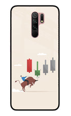 Bull Trading Momentum Redmi 9 Prime/Poco M2/M2 reloaded Glass Case