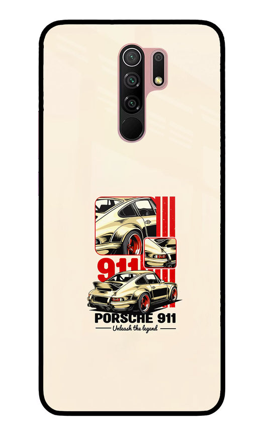 Classic Porsche 911 Redmi 9 Prime/Poco M2/M2 reloaded Glass Case