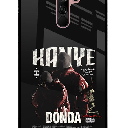Donda Kanye West Redmi 9 Prime/Poco M2/M2 reloaded Glass Case